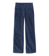 L.L.Bean For Sale | Women's 207 Vintage Corduroy Patch Pocket Pants, Mid-Rise Wide Straight-Leg