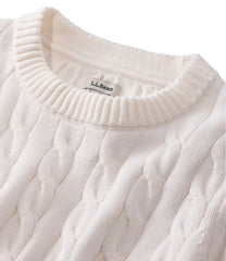 L.L.Bean Discount | Women's The Original Double L® Sweater, Cable Crewneck