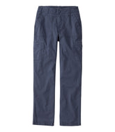 L.L.Bean On Sale | Women's 207 Vintage Cotton Canvas Pants, Mid-Rise Straight-Leg Cargo Lined