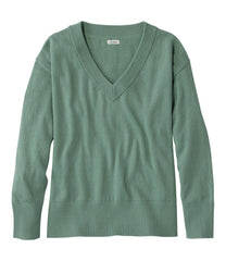 L.L.Bean Outlet | Women's Cotton/Cashmere Sweater, V-Neck