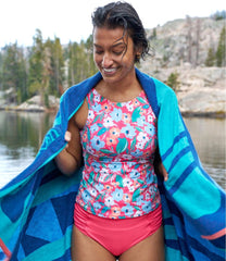 L.L.Bean On Sale | Women's BeanSport Highneck Tankini Top, Print