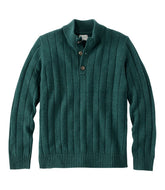 L.L.Bean Discount | Men's Riverton Wool/Cotton Sweater, Mockneck