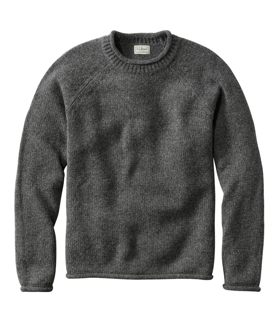 L.L.Bean New | Men's Bean's Classic Ragg Wool Sweater, Rollneck