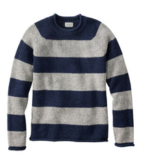 L.L.Bean On Sale | Men's Bean's Classic Ragg Wool Sweater, Rollneck, Stripe