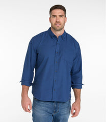 L.L.Bean US | Men's Sunwashed Oxford Shirt, Slightly Fitted Untucked Fit, Stripe