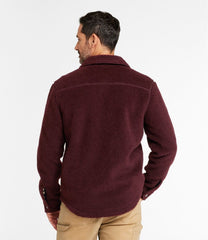L.L.Bean Outlet | Men's Signature Mixed Media Fleece Shirt Jacket