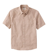 L.L.Bean For Sale | Men's Comfort Stretch Performance® Chambray Shirt, Short-Sleeve, Slightly Fitted Untucked Fit