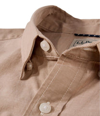 L.L.Bean For Sale | Men's Comfort Stretch Performance® Chambray Shirt, Short-Sleeve, Slightly Fitted Untucked Fit