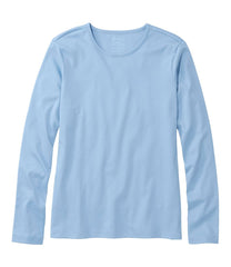 L.L.Bean On Sale | Women's Pima Cotton Tee, Long-Sleeve Crewneck