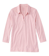 L.L.Bean Discount | Women's Pima Cotton Tee, Three-Quarter-Sleeve Polo