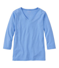 L.L.Bean New | Women's V-Neck, Three-Quarter-Sleeve