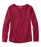 L.L.Bean Sale | Women's V-Neck Henley, Long-Sleeve