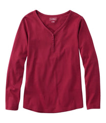 L.L.Bean Sale | Women's V-Neck Henley, Long-Sleeve