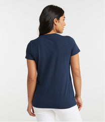 L.L.Bean Online | Women's Soft Stretch Supima-Blend Tee, Scoopneck Short-Sleeve