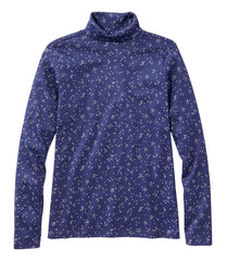L.L.Bean Outlet | Women's Pima Cotton Turtleneck, Long-Sleeve Print
