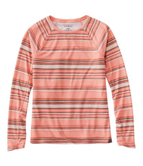 L.L.Bean Outlet | Women's Everyday SunSmart® Tee, Crewneck Long-Sleeve Stripe