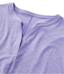 L.L.Bean Sale | Women's Streamside Tee, Short-Sleeve Splitneck