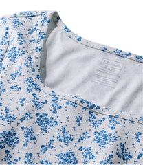 L.L.Bean Outlet | Women's Pima Cotton Tee, Soft Squareneck Elbow-Sleeve