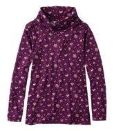 L.L.Bean US | Women's Pima Cotton Tee, Long-Sleeve Cowlneck Print