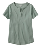 L.L.Bean On Sale | Women's Tee, Short-Sleeve Notch-Neck