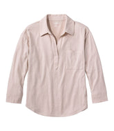 L.L.Bean For Sale | Women's Linen/Cotton Tee, Three-Quarter-Sleeve Splitneck Polo