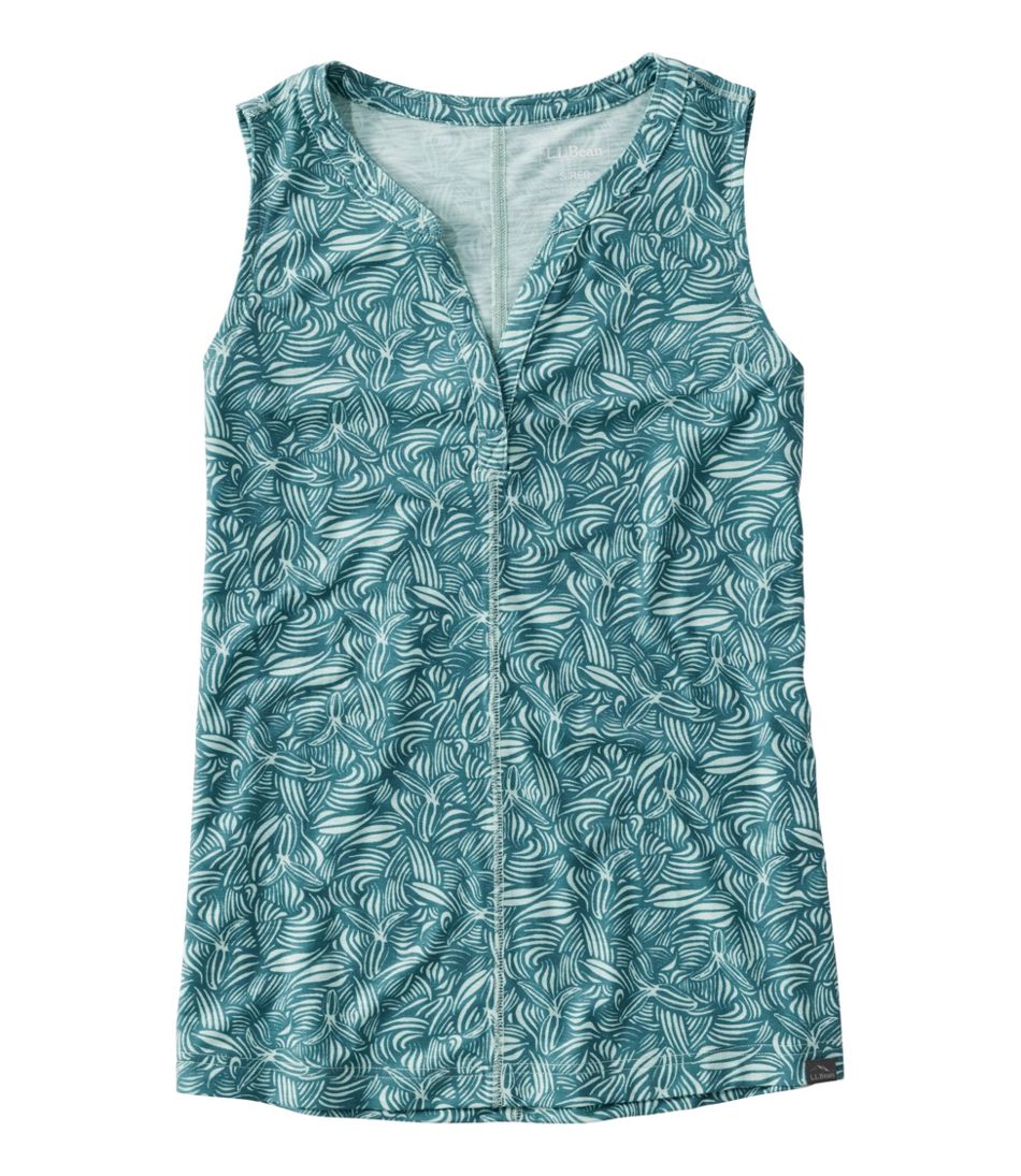 L.L.Bean Sale | Women's Streamside Tank, Splitneck Print