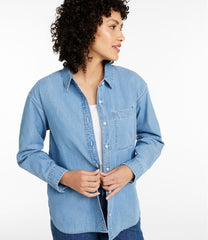 L.L.Bean Discount | Women's Denim Boyfriend Shirt