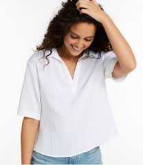 L.L.Bean New | Women's Cloud Gauze Shirt, Polo