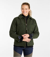 L.L.Bean On Sale | Women's Maine Guide Zip Front Jac-Shirt with Primaloft