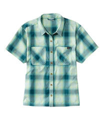 L.L.Bean Sale | Women's Everyday SunSmart® Woven Shirt, Short-Sleeve Plaid