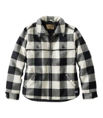L.L.Bean Online | Women's Maine Guide Zip Front Jac-Shirt with Primaloft, Plaid