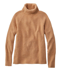 L.L.Bean On Sale | Women's SuperSoft Waffle Sweater, Turtleneck