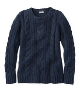 L.L.Bean On Sale | Women's Double L® Cable Sweater, Crewneck