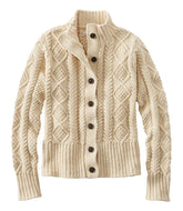 L.L.Bean For Sale | Women's Signature Cotton Fisherman Sweater, Short Cardigan