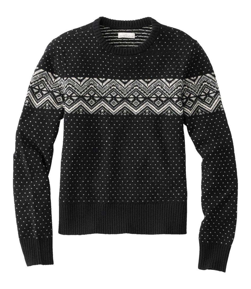 L.L.Bean Online | Women's Signature Camp Merino Wool Sweater, Pullover Novelty