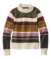 L.L.Bean Discount | Women's Signature Original Cotton Sweater, Rollneck Stripe