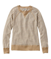 L.L.Bean Outlet | Women's Organic Cotton Slub Sweater, Crewneck Stripe