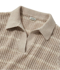 L.L.Bean On Sale | Women's Organic Cotton Slub Pointelle Sweater, Polo