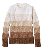 L.L.Bean | Women's Cotton Ragg Sweater, Crewneck Stripe