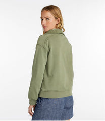 L.L.Bean Discount | Women's Sunwashed Sweats, Quarter-Zip