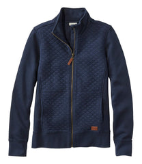 L.L.Bean | Women's Quilted Full-Zip Sweatshirt