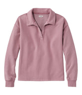 L.L.Bean Online | Women's Sunwashed Sweats, Splitneck Polo