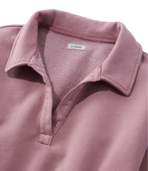 L.L.Bean Online | Women's Sunwashed Sweats, Splitneck Polo