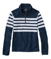 L.L.Bean On Sale | Women's Peaks Island Quarter-Zip Pullover, Stripe