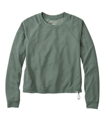 L.L.Bean | Women's VentureStretch Ottoman-Rib Pullover, Cropped