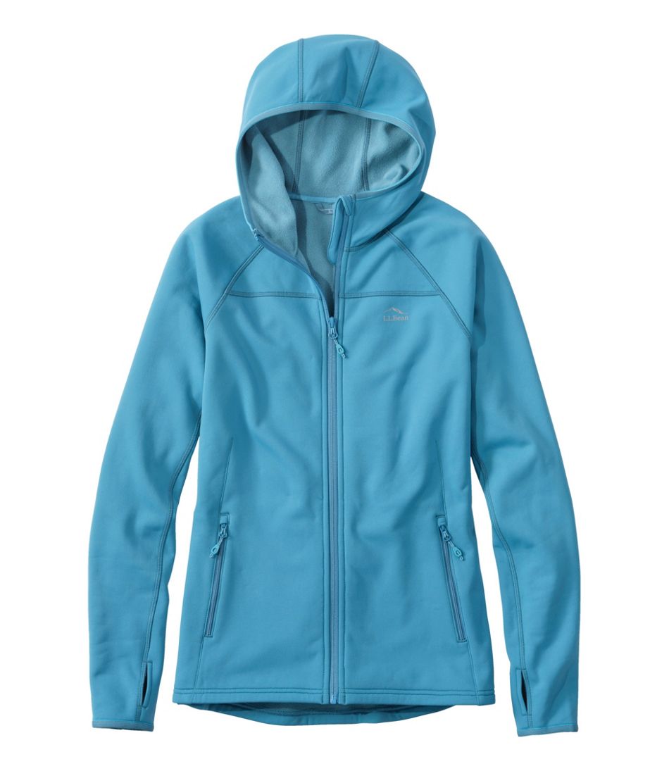 L.L.Bean Sale | Women's PrimaLoft ThermaStretch Fleece Jacket, Hooded Full-Zip