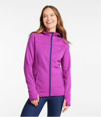 L.L.Bean Sale | Women's PrimaLoft ThermaStretch Fleece Jacket, Hooded Full-Zip