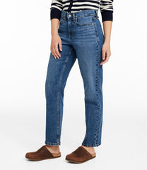 L.L.Bean New | Women's 207 Vintage Jeans, High-Rise Stovepipe Ankle