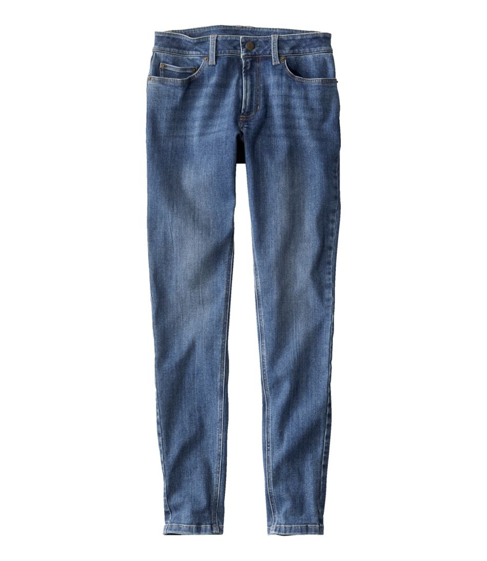 L.L.Bean On Sale | Women's BeanFlex® Jeans, Mid-Rise Skinny-Leg