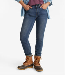 L.L.Bean On Sale | Women's BeanFlex® Jeans, Mid-Rise Skinny-Leg